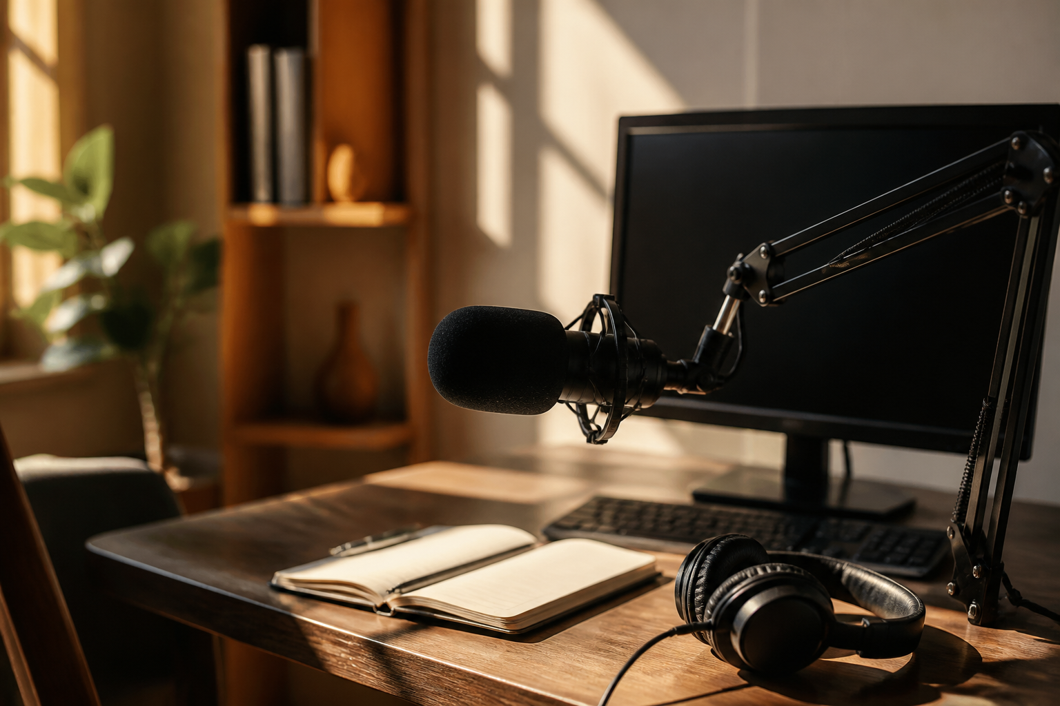 Riverside audio and video production studio
