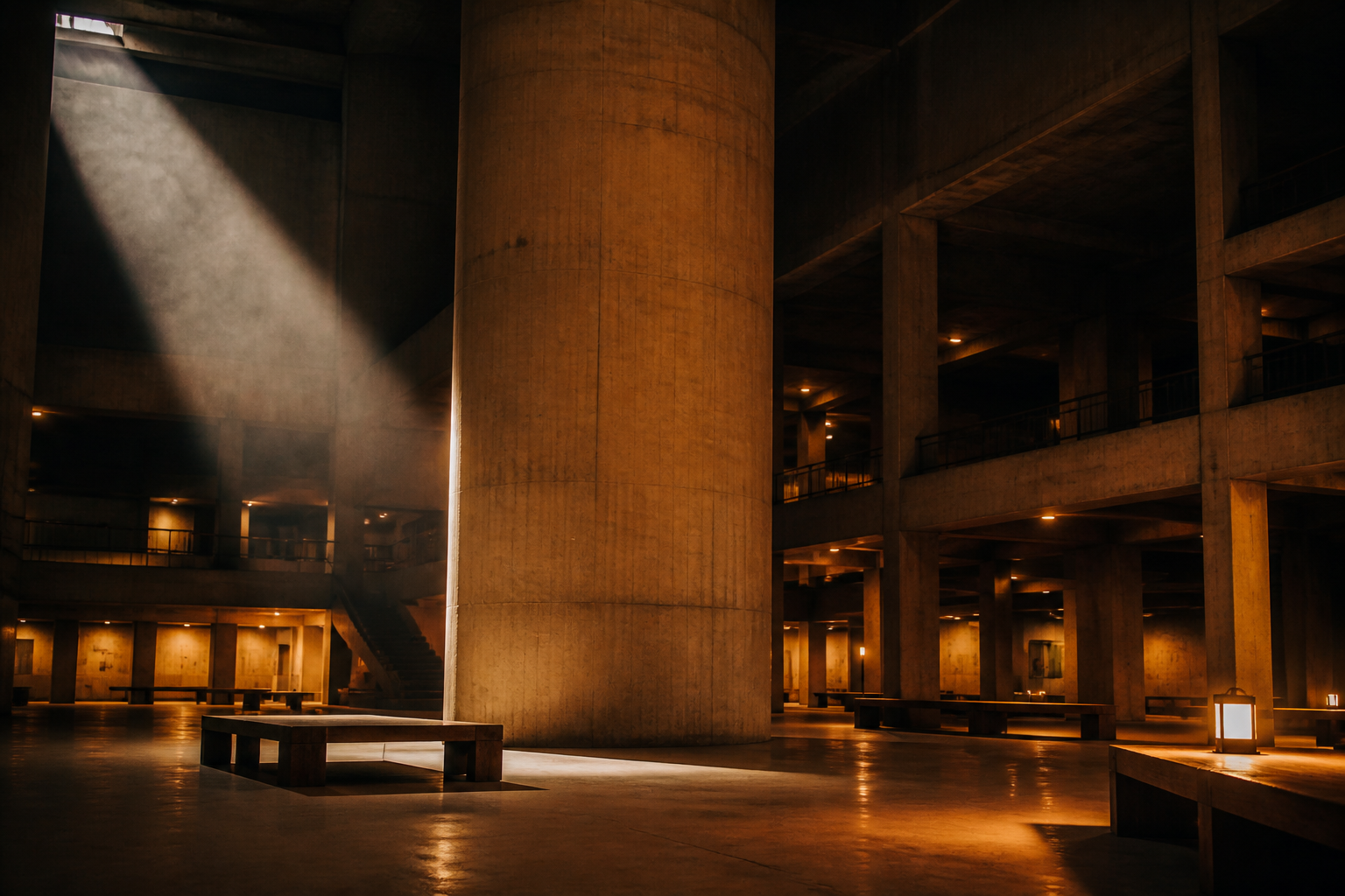 Sci-fi megastructure wallpaper generator